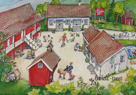 Aarholt-tunet_tegning